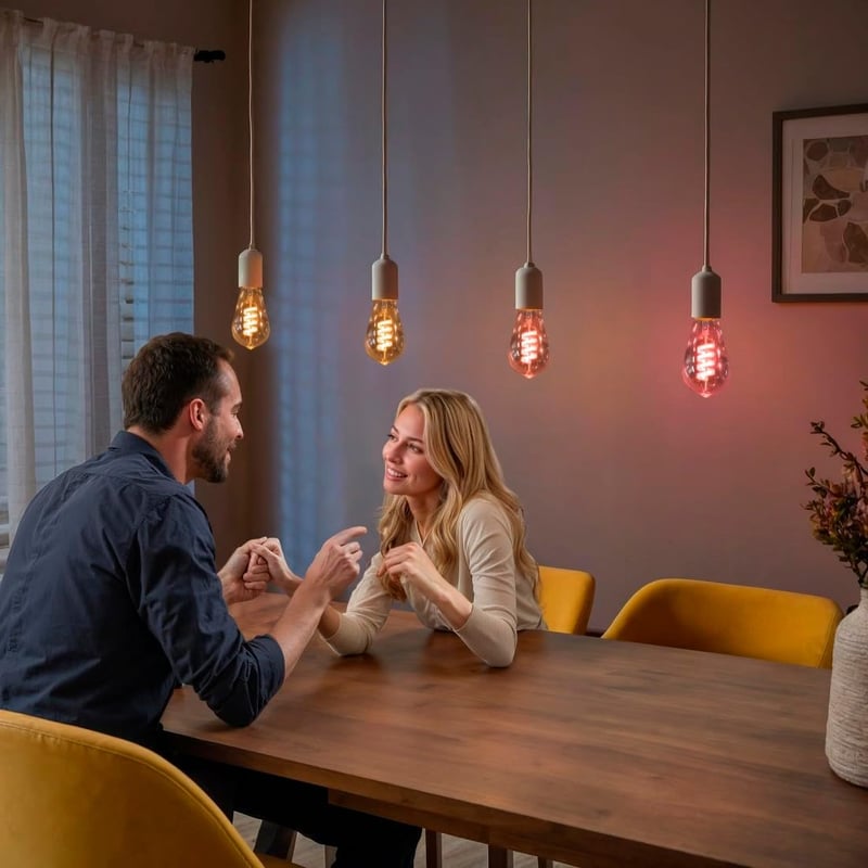 Hama Smart LED izzó E27 RGB filament ST64 Matter kompatibilis - 1 x Lampe, E27 - Retro, Filament