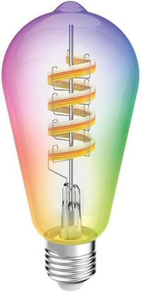 Hama Smart LED izzó E27 RGB filament ST64 Matter kompatibilis - 1 x Lampe, E27 - Retro, Filament 1