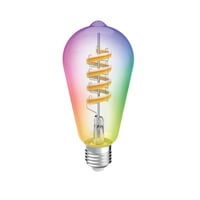 Okosfény birodalom: Matter RGB filament izzó + fogyasztásmérős konnektor + üvegpanel kapcsoló 2