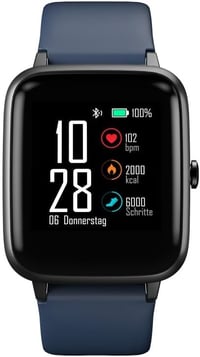 Hama Smartwatch 4900 vízálló fitnesz okosóra - kék 9
