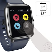 Hama Smartwatch 4900 vízálló fitnesz okosóra - kék 6