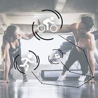 Hama Smartwatch 4900 vízálló fitnesz okosóra - kék 5