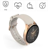 Hama Smartwatch 8900 GPS-es okosóra AMOLED kijelzővel, IP68, telefonfunkcióval - arany 2