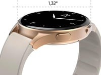 Hama Smartwatch 8900 GPS-es okosóra AMOLED kijelzővel, IP68, telefonfunkcióval - arany 5