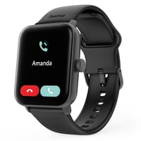 Inteligentné hodinky Hama čierne, 1,65-palcový farebný displej, funkcia telefonovania, GPS, IP68, inteligentné hodinky pre mužov aj ženy, 100+ športových režimov 4
