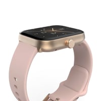 Hama pametni sat roze boje, zaslon u boji od 1,65", funkcija telefona, IP68, WhatsApp, e-pošta, glasovni asistent, fitness tracker sa 100 sportskih načina, mjerenje pulsa, V 7