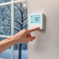 Hama izbový termostat na podlahové kúrenie, programovateľný, pod omietku, LCD displej, aplikácia, kompatibilný s Alexa, Google Assistant, Siri, biely 5
