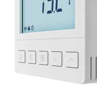 Hama izbový termostat na podlahové kúrenie, programovateľný, pod omietku, LCD displej, aplikácia, kompatibilný s Alexa, Google Assistant, Siri, biely 3