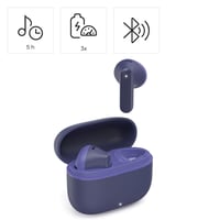 Hama TWS Freedom Light II Bluetooth 5.3 slúchadlá s mikrofónom, modré, do uší, dotykové ovládanie, hlasové ovládanie, 20 hodín prehrávania, nabíjanie cez USB-C 2