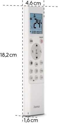 Hama 00221040 univerzális klíma távirányító infravörös - fehér 4