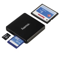 Čítačka pamäťových kariet Hama USB 3.0 35 v 1, čierna, pre SD, SDHC, SDXC, microSD, CF karty, s USB káblom, pre PC, Mac, notebook a TV 6