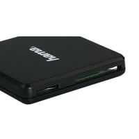 Čítačka pamäťových kariet Hama USB 3.0 35 v 1, čierna, pre SD, SDHC, SDXC, microSD, CF karty, s USB káblom, pre PC, Mac, notebook a TV 7
