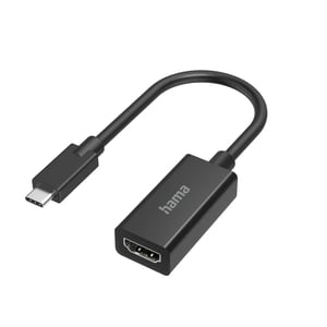 Hama USB-C na HDMI adapter 4K Ultra HD 30 Hz, kompatibilan s Thunderbolt 3/4/5 - crni