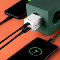 Rýchlonabíjačka Hama USB, 1x USB-C, 1x USB-A, mini nabíjačka, 20 W, Power Delivery, Quick Charge 3.0, biela, pre mobilné telefóny a tablety 2