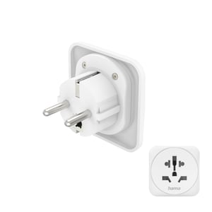 Hama putni adapter tipa E i F, za cijeli svijet u Europu, univerzalni, 3-polni priključak