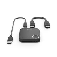 Bezdrôtový HDMI adaptér na displej Hama, Full HD 1080p, 2,4 GHz / 5 GHz, bezdrôtový prenos audio-video signálu, dongle s káblom, čierny 3
