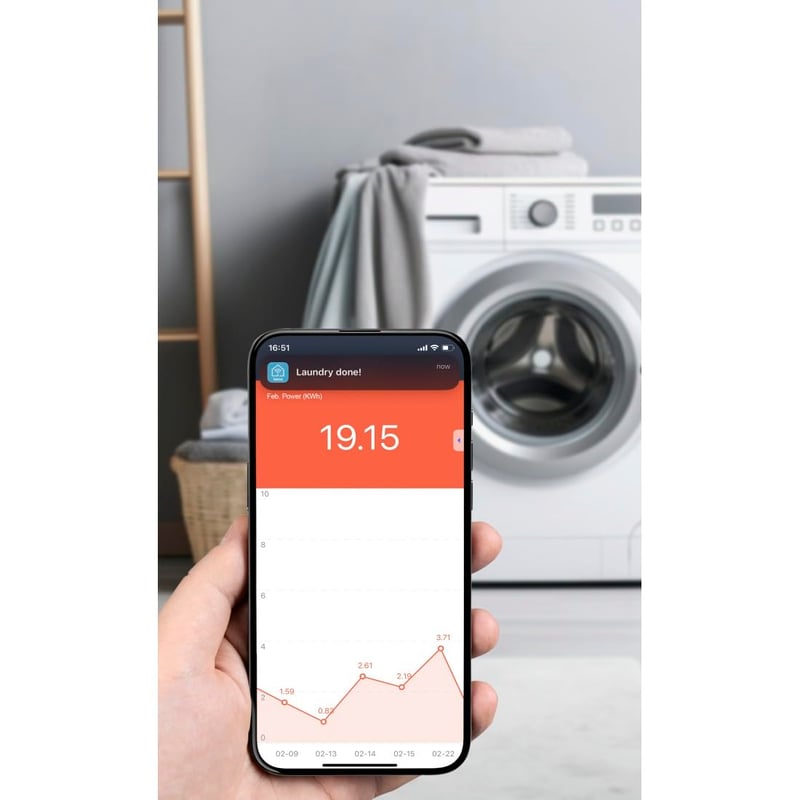 Hama WLAN okos konnektor, 3680W, alkalmazás és hangvezérlés