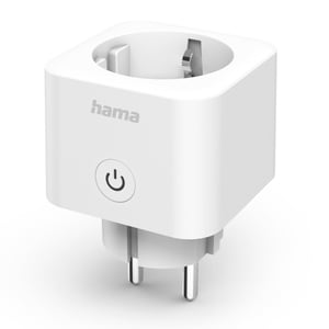 Hama WLAN pametna utičnica, Matter Smart Home, 3680W, s mjerenjem potrošnje električne energije, s timerom
