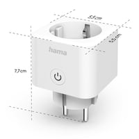 Hama WLAN okos konnektor, 3680W, alkalmazás és hangvezérlés 5