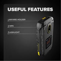 Smartphone Hammer DIG LTE 4G Flip Deblocat - Pliabil, 2 Ecrane, Dual SIM, Rezistent la apă IP68, 1200 mAh, 4G/LTE 7