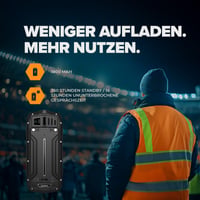 Mobilný telefón Hammer H Basalt Outdoor čierny, 2,4" displej, IP68 vodotesný, nárazuvzdorný, 1800 mAh batéria, Dual SIM, baterka, Bluetooth, tlačidlový 3