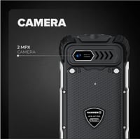 Odolný mobilný telefón Hammer H Forge LTE, bez viazanosti, 32 GB, 3000 mAh batéria, 2,4" IPS displej, veľké tlačidlá, IP68, Dual SIM, USB-C, 2 MP fotoaparát 4