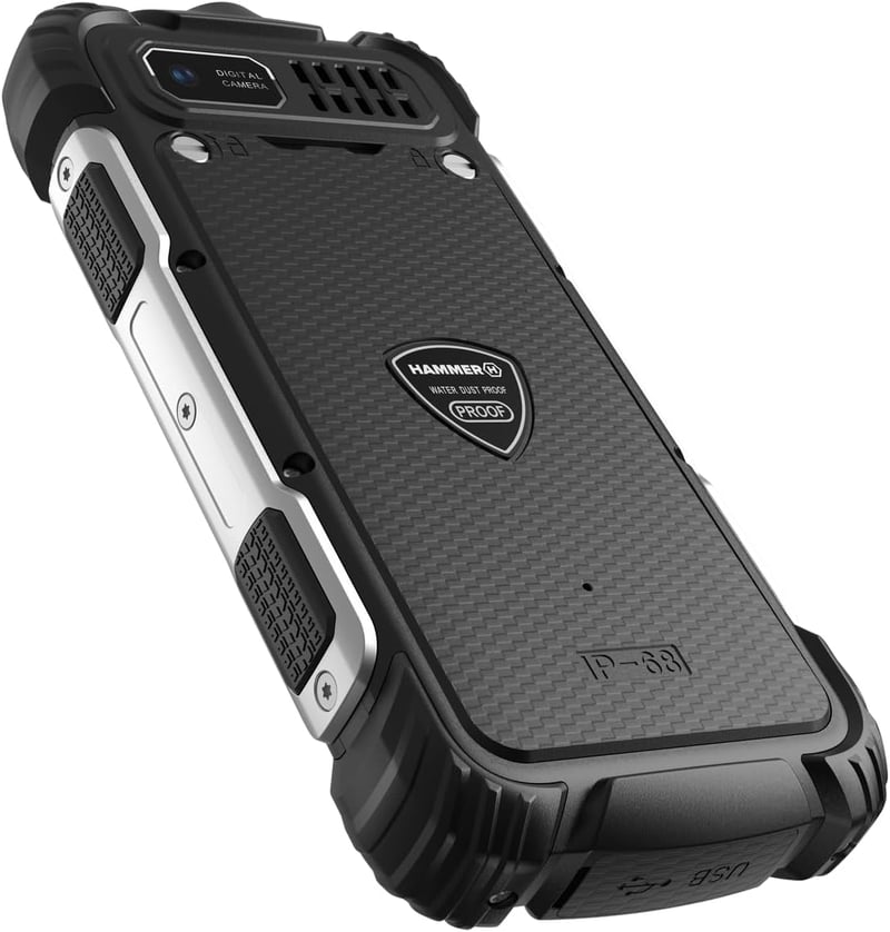 Hammer H Forge Outdoor Mobiltelefon Dual SIM, 2300 mAh, IP68, Fekete - Forge 2G