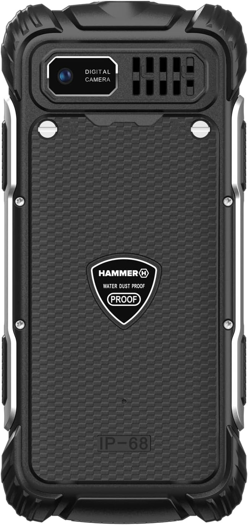 Hammer H Forge Outdoor Mobiltelefon Dual SIM, 2300 mAh, IP68, Fekete - Forge 2G