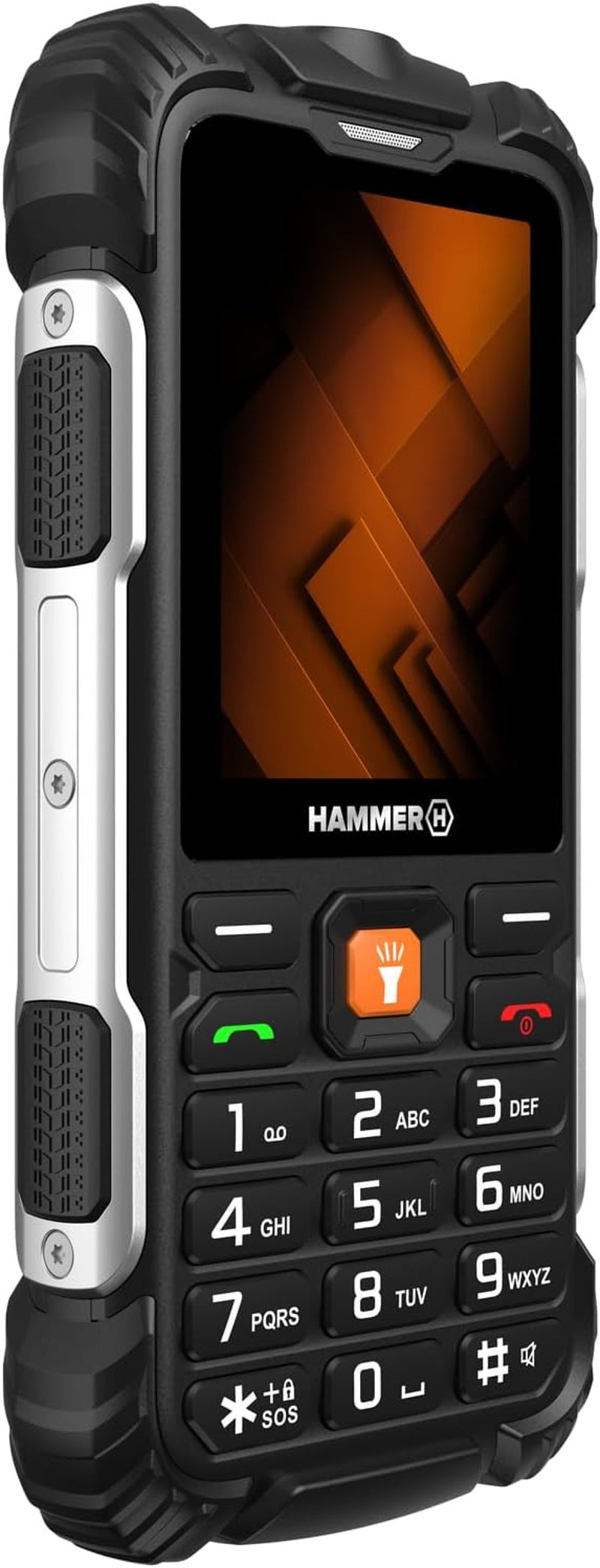 Hammer H Forge Outdoor Mobiltelefon Dual SIM, 2300 mAh, IP68, Fekete - Forge 2G