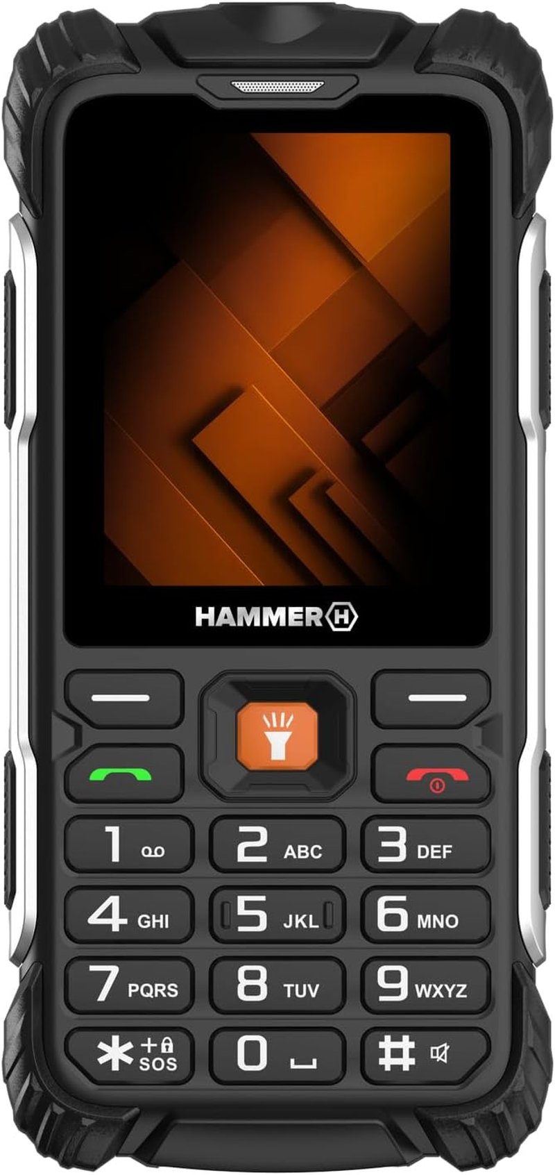 Hammer H Forge Outdoor Mobiltelefon Dual SIM, 2300 mAh, IP68, Fekete - Forge 2G
