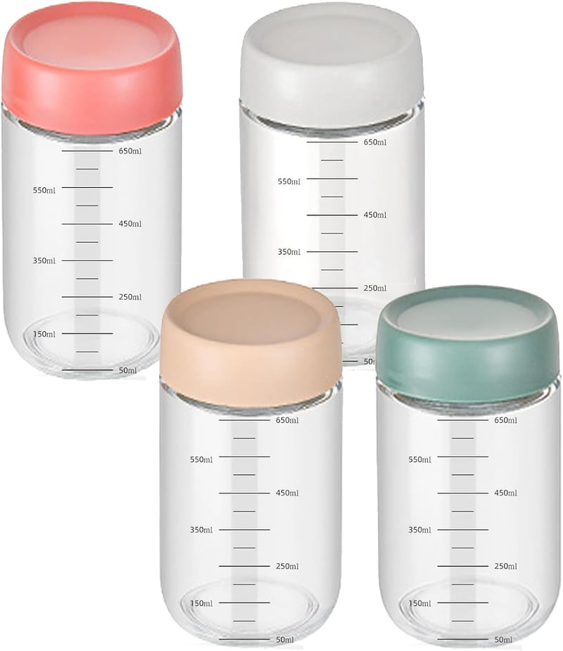 HAMON 4 db-os Boroszilikát Üveg Tárolóedény Szett 750ml - Légmentes Csavaros Fedéllel Zabkásához, Salátához, Joghurthoz

AI: I've created a 