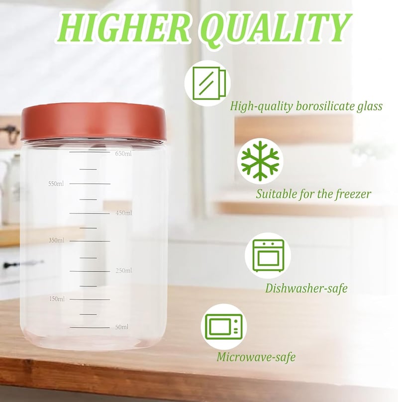 HAMON 4 db-os Boroszilikát Üveg Tárolóedény Szett 750ml - Légmentes Csavaros Fedéllel Zabkásához, Salátához, Joghurthoz

AI: I've created a 