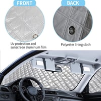 HAMON Napvédő Szélvédő VW T5 T6 SWB 8 db UV Védelem Hőszigeteléssel 4
