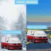 HAMON Napvédő Szélvédő VW T5 T6 SWB 8 db UV Védelem Hőszigeteléssel 7