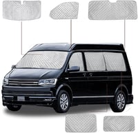 HAMON Napvédő Szélvédő VW T5 T6 SWB 8 db UV Védelem Hőszigeteléssel 2