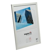 Hampton Frames Bergen A3 Fehér Képkeret - 30x42 cm Falra Szerelhető Plexiüveges Fotókeret Poszterhez, Álló és Fekvő Elrendezéshez 2