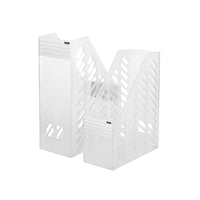 Suport pentru reviste HAN BRILLANT XXL - 2 buc., transparent, dimensiune mare, stabil și elegant, 1604-63 1