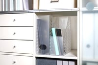 Suport pentru reviste HAN BRILLANT XXL - 2 buc., transparent, dimensiune mare, stabil și elegant, 1604-63 6