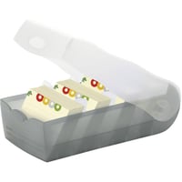 HAN CROCO box na kartičky s 5 priehradkami na systém učenia, kartotékový box DIN A7 pre 900 kariet, 5 deliacich kariet a 100 učebných kariet, 997-6 1