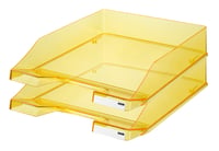 Tavă documente HAN Klassik 6 buc., format A4/C4, galben transparent, organizator birou suprapozabil 3
