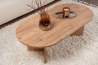 Măsuță de cafea Hanah Home Atlantic Pine, 119x39,8x60 cm, PAL melaminat de 18 mm grosime, pentru un living modern 5