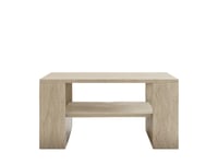 Măsuță de cafea Hanah Home, aspect travertin, model marmură, 80x50x40 cm, PAL melaminat 18 mm, living modern 6