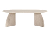 Konferenčný stolík Hanah Home vo farbe travertín, 120x60x40 cm, 18 mm hrubá drevotriesková doska s melamínovým povrchom, moderný nábytok do obývačky 8