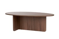Hanah Home stolić za kavu s uzorkom oraha 120x65x40 cm, 18 mm melaminski premaz — manja oštećenja na ploči stola i nogama (stanje: vidi 2. sliku) 1
