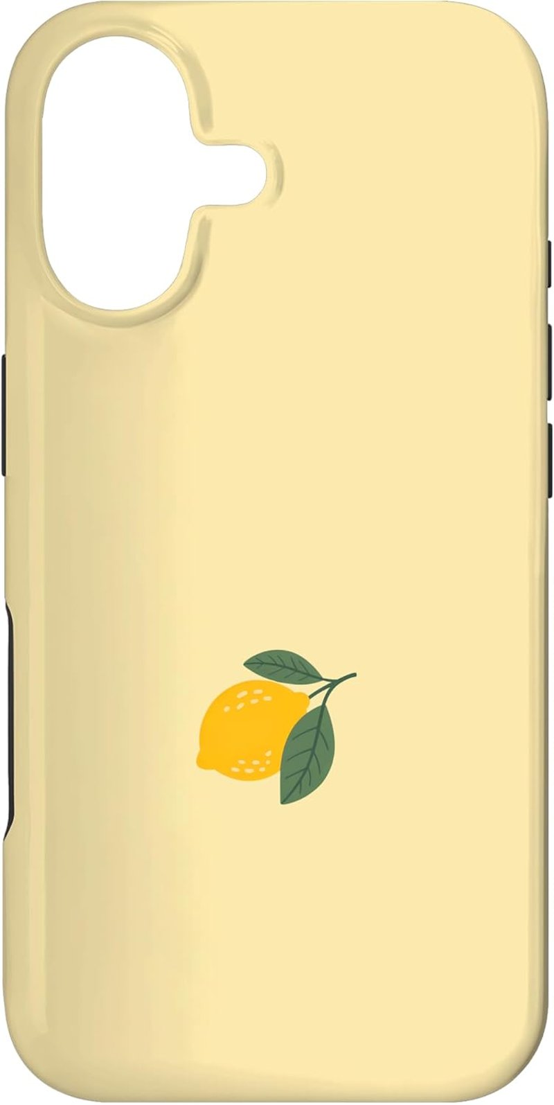 Hand Drawn Digital Art Nyári Citrom mintás tok iPhone 17-hez
