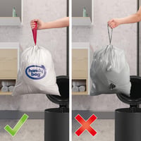 Vrecúška do kúpeľňového koša Handy Bag s vôňou 10 l – 12 ks, pevné, nepriepustné vrecká na malé koše, 100 % recyklovaný plast 9