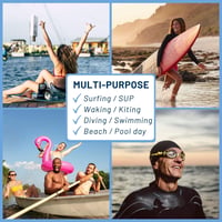 Geantă și Covoraș pentru Schimbat Costum de Neopren Hang 11 Roz – Geantă din Neopren Impermeabil cu Curea de Umăr, Bază pentru Schimbat Echipamentul de Surf, Protejează Mașina și Costumul de Neopren, Accesoriu pentru Surf 8