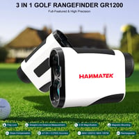 Telemetru golf HANMATEK 1200 yarzi cu măsurare a înclinației, funcție de fixare a steagului, alertă prin vibrații, reîncărcabil, mărire 6,5x, pentru bărbați și femei 2