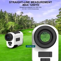 Telemetru golf HANMATEK 1200 yarzi cu măsurare a înclinației, funcție de fixare a steagului, alertă prin vibrații, reîncărcabil, mărire 6,5x, pentru bărbați și femei 4
