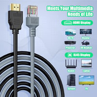 HANNELORE Beépíthető Asztal Konnektor 4 Aljzat 2 USB Vezeték Nélküli Töltés HDMI RJ45 6